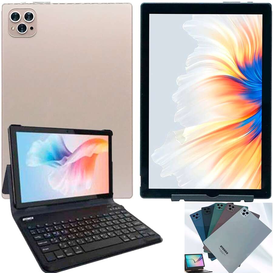 Tablet Pc X19 Pro 10.1 Inch With Bluetooth Keyboard 3gb Ram And 64gb 5g - Gold - View 1