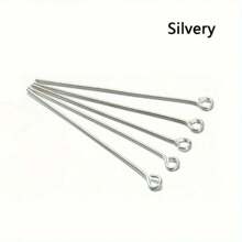 200个/包 眼头针 多尺寸眼针 珠宝针 珠宝配件 DIY珠宝制作 珠宝用品 眼针