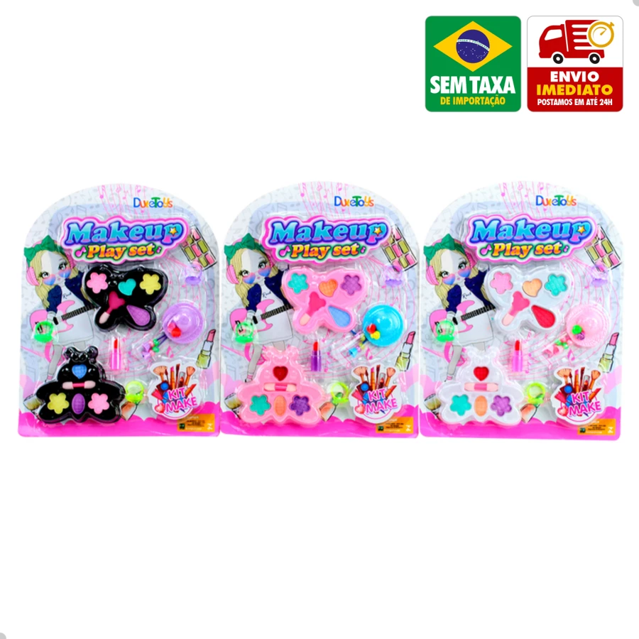 Children's Toy Makeup Kit Mermaid Crown Butterfly Rocker Shell Various DuteToys - 搖桿 - 查看 1