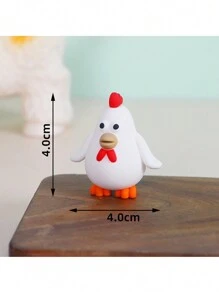 1pc Idyllic Farm Series Cake Decoration Ornament Pony Piggy Chick Duck Haystack Soft Rubber Doll Baking Cake Decoration Supplies