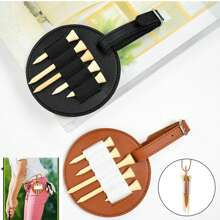 1 件户外皮革高尔夫球钉收纳腰包 - 彩色 - 查看 1