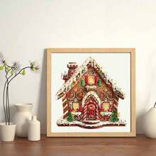 Đồ chơi xếp hình bằng gỗ hình ngôi nhà bánh gừng Giáng sinh dày, bền, không mối nối, đồ chơi xếp hình hình dạng bất đối xứng, quà tặng trí tuệ độc đáo cho trẻ em, nghệ thuật trang trí cho sinh nhật, ngày lễ, giáng sinh, halloween - Nhiều màu - Xem 10