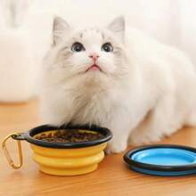 New 350ML/1000ML Dog Bowl Portable Collapsible Silicone Drinking Feeding Bowls Outdoor Travel Cat Food Container Pet Products