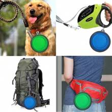 New 350ML/1000ML Dog Bowl Portable Collapsible Silicone Drinking Feeding Bowls Outdoor Travel Cat Food Container Pet Products