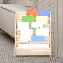 Wood Kids Bookshelf Nursery Small Book Shelf Baby Bookcase Storage Magazine Rack 5/7 Tier Toddler Front Facing Children Book Rack For Classroom Playroom Bedroom Boy Girl's Gift - Multicolor - View 11