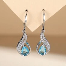1 Pair Fashion Elegant Teardrop Earrings, Suitable For Daily Wear - Earrings Earrings - View 4
