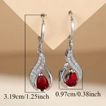 1 Pair Fashion Elegant Teardrop Earrings, Suitable For Daily Wear - Earrings Earrings - View 3