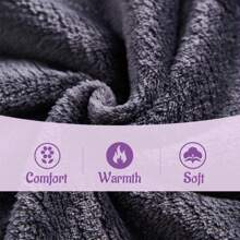 Cute Blanket Hoodie Free Size For Adults Devil Bat Hooded Blanket Soft Shera HoodieWomen Throw Cloak WVrap With Demon Wings For Men, A - 紫色 - 查看 5