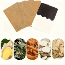 10 件装加热姜贴，关节暖姜膏，适用于膝盖、颈部、热垫暖贴 - 彩色 - 查看 4