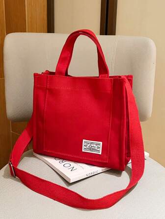 Classic Fashion New Multi-Purpose Handbag, Shoulder Bag, And Crossbody Bag For Women, Large Capacity, Artistic Style School Bag For Teens, Book Bag For Women Or Students, Perfect For Books, Shopping, Back To School And More