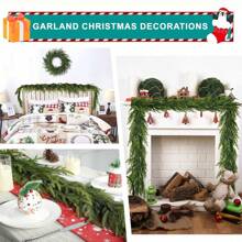 5/5,9 Fuß künstlicher Norfolk Pine Kranz, realistischer grüner Weinstock, Grünpflanze, geeignet für Thanksgiving, Restaurant, Kamin, Küche, Hochzeit, Raumdekoration, Feiertage, Heimdekoration, Indoor Outdoor, Neujahrsschmuck, Tischdekoration, Gestecke, künstliche Blumen, Plastikblumen