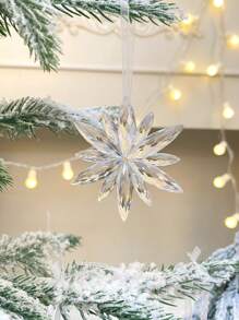 12 chiếc que băng trang trí Giáng sinh trong suốt mặt dây chuyền trang trí bằng băng, vật dụng trang trí lễ hội Giáng sinh, Giáng sinh - Nhiều màu - Xem 26