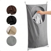 Laundry Basket Hanging Laundry Bag Behind The Door On The Wall Foldable Multipurpose Organizer - 無色 - 查看 1