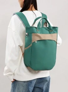 Lässig wasserdichter Rucksack, multifunktionaler Laptop-Rucksack Schultasche, robuster Outdoor Reiserucksack, Rucksack mit abnehmbarem Schultergurt, für Reisen, Pendeln, Alltag, College