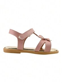 Children's Sandals Girls Gold Butterfly Flat Women's Children Fashion Style Comfort - 裸體 - 查看 3