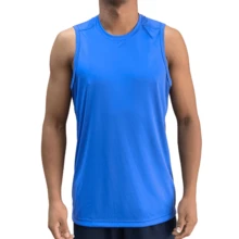 KIT 5 Men's Dry Fit Tank Top - Casual - Training - Gym - Sports - Exercises - Running - 白色 - 查看 2