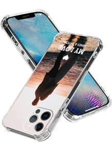 Personalisiertes Volldruckbild Handyhülle, individualisierte Foto-Schutzhülle, Jahrestags-Geschenk, Valentinstags-Geschenk, Geschenk für beste Freunde, Geschenk für Vater/Mutter, Geschenk für Freund/Freundin, kompatibel mit iPhone 11/12/13/14/15 Pro Max, Galaxy A15/A25/A35/A55/S23/24 Ultra, Handy & Zubehör, internationale Version, nicht die Inlandsversion, personalisiertes Zubehör - Transparent - Übersicht 2