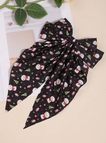 5 件套女士圣诞派对时尚配饰，包括鹿、雪花、雪人、圣诞树、蝴蝶结发夹 - 彩色 - 查看 2