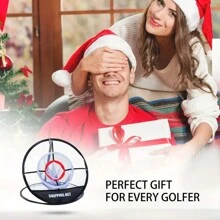 Przenośna składana siatka do gry w golfa, siatka do gry w golfa, stałe narzędzie treningowe do ćwiczeń swingu w pomieszczeniach i na zewnątrz - odpowiednia do podnoszenia poziomu rywalizacji