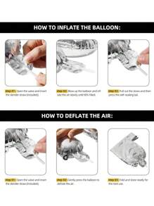 44 Stücke/Set 16 Zoll silberner "Happy Birthday"-Folienballon mit Buchstaben, einschließlich marineblauem, silbernem Latexballon und Herz-Folienballon, für englische "Happy Birthday"-Buchstabendekoration, Partyszenendekoration, Geburtstagsfeier, Hintergrunddekoration für Familienfeiern, Hochzeit, Abschlussfeier, Geburtstagsparty-Dekoration, blauer Ballon