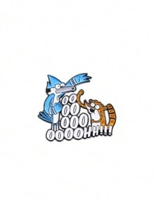 1 pieza Broche de solapa de esmalte con personaje de dibujos animados lindo, insignia de metal con diseño de mascota de anime, accesorio de moda creativo para mochila, estuche de lápices, bolsa, ropa, para Navidad