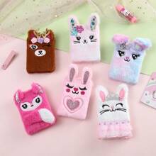 1 Exquisite Cartoon Animal Student Notebook, Ladies' Portable Mini Travel Handwriting Notebook, As Well As Diary And Phone Book, Can Be Used For Meeting Minutes And Daily Plans. This Is Also The Season For School, Birthday Gifts, And Christmas Gifts Back To School