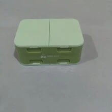 Portable Double-Layer Pill Divider, Mini 7-Day Pill Box For Storing & Organizing Medicine, Compact Travel Medication Container - Multicolor - View 3