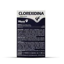 Sabonete Clorexidina Dermatite e Coceira Cães e Gatos World Dugs 80g