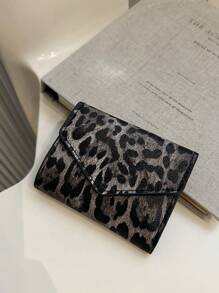 Coin Purse & Card Holder With Multiple Card Slots Suitable For Daily Office Shopping Travel Commuting Holiday Leopard Print Christmas Gifts Gift Thanksgiving Vintage Gifts For Women