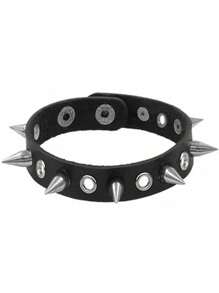 1pc Punk Rivet Gothic Style Unisex Bracelet, Unique & Creative Accessories For Daily Wear, Christmas Party, Valentine Gift,Mom,Mother,Mother's Day,Gift