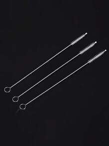 10 piezas de cepillos de paja de estilos surtidos/elásticos para biberones y tazas de bebé, cepillos de limpieza de tubos de botellas de agua para niños - excluyendo botellas/tazas