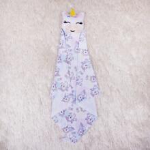 Colorful Unicorn Plush Baby Blanket Peaceful Sleep With Anti-Allergic Pacifier Clip - Màu hồng gỉ - Xem 2