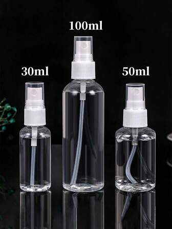 1pc(30ml/38ml/50ml/100ml) Multi-Capacity Spray Bottle Travel Cosmetics Water Bottle Beauty Salon Gardening Disinfection And Other Multi-Functional Convenient Spray Bottle Is Suitable For Beauty, Essential Oils, Hairspray, Plants, Haircuts, Daily Home, Travel Essential Accessories. Party Makeup Spray Bottle.