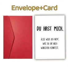 独特有趣的德国明信片 - 生日、周年纪念日、婚礼的完美之选 | 送给他/她的创意礼物 - 彩色 - 查看 2