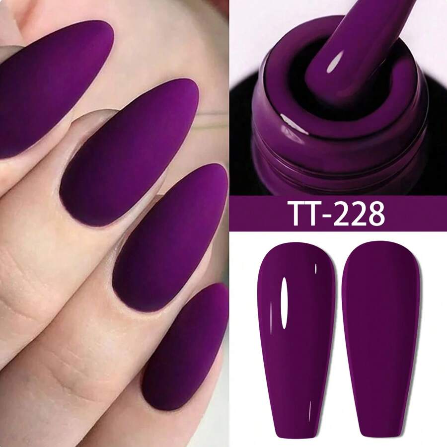 TARTU TARTU 8ml Gel-Nagellack Rose Blau Grün Nude Nagelkunst Aushärten unter UV/LED Semi-Permanent langanhaltend, Grundierung Überlack Schnelltrocknend für Salon und Heim Maniküre DIY Geschenk für Frauen