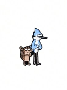 1 pieza Broche de solapa de esmalte con personaje de dibujos animados lindo, insignia de metal con diseño de mascota de anime, accesorio de moda creativo para mochila, estuche de lápices, bolsa, ropa, para Navidad