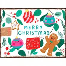 1pc Biển báo Giáng sinh Phòng khách Phòng ngủ Nghệ thuật trang trí tường Đĩa tiệc Bàn ghế sofa Nền Canvas Áp phích Không có khung - Nhiều màu - Xem 35