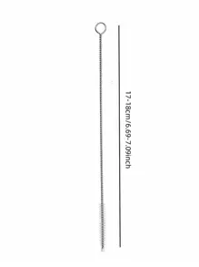 10 piezas de cepillos de paja de estilos surtidos/elásticos para biberones y tazas de bebé, cepillos de limpieza de tubos de botellas de agua para niños - excluyendo botellas/tazas