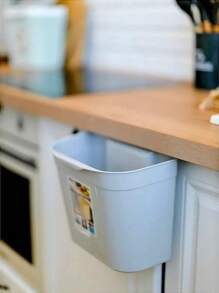 Compact Hanging Trash Can For Kitchen Plastic Multifunctional Hanging Sink Holder Practicality And Organization In Any Space - 多功能懸浮垃圾桶 - 查看 2