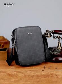saroxi Túi đeo chéo vai vuông thời trang thường ngày cho nam, thời trang cao cấp và di động, thích hợp cho du lịch, đi bộ đường dài, trang phục hàng ngày, quà tặng cho người trẻ và học sinh Quà tặng mùa thu Giáng sinh mùa đông Quà tặng ngày lễ Lễ Tạ ơn cho nam Quà tặng nam Dung tích lớn Đa chức năng Túi đeo vai thời trang thường ngày Túi đựng đồ Túi đeo hông Túi đeo thắt lưng Túi đeo chéo Túi đeo hông Túi đeo hông Túi đeo hông Nam Quà tặng vui nhộn cho kỳ nghỉ - màu đen - Xem 2