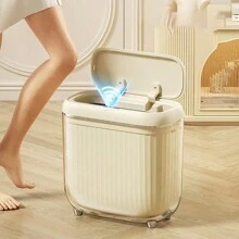 GBSFYZ 2025新款智能感应垃圾桶，轻巧豪华，适用于家庭、客厅、浴室，防水