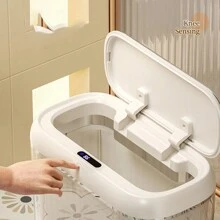 GBSFYZ 2025新款智能感应垃圾桶，轻巧豪华，适用于家庭、客厅、浴室，防水