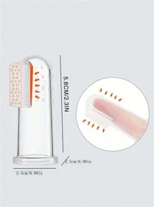 Bàn chải đánh răng cho thú cưng Bàn chải đánh răng cho thú cưng Bàn chải đánh răng bằng silicon Bộ bàn chải đánh răng cho chó mèo Bàn chải đánh răng cho thú cưng cỡ nhỏ Thích hợp cho chó và mèo - Nhiều màu - Xem 6