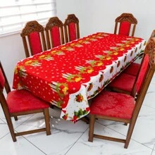 Beautiful Printed Oxford Christmas Tablecloth - 顏色12 - 查看 2