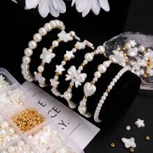 完整的 DIY 配件套件、串珠手链、珍珠串、珠宝制作用品