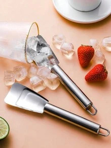 1 件，除冰铲，不锈钢冰箱除冰器，冰铲，除霜铲，厨房除霜铲，手动厨房除尘器，有用的冰箱配件，厨房用品 - 彩色 - 查看 1