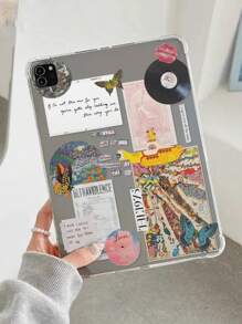 2022 新款蝴蝶拼布彩色彩绘防震保护壳兼容 iPad，兼容 iPad Pro、iPad Air 5/4/3、iPad Mini 6/5/4、10.2 英寸 iPad 第 9 代，柔软硅胶气囊保护套 - 彩色 - 查看 5