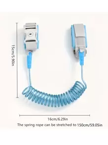 1 pezzo Bracciale antiperdi per bambini aggiornato con serratura a chiave, laccio di sicurezza retrattile per polso per bambini