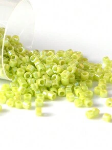 1,6 mm 11/0 Délica Perles 10g Perles de verre iridescentes arc-en-ciel couleur Japon 11/0 Délica Perles pour bracelet fabrication de bijoux