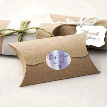 500 张自粘式感谢贴纸、甜点/蛋糕烘焙密封贴纸、奖励贴纸、花卉婚礼礼品包装 - 多色 - 查看 4